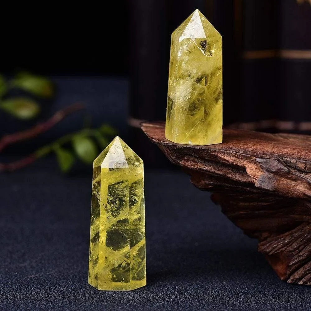 Citrine Crystal Wand 1pc - Glova