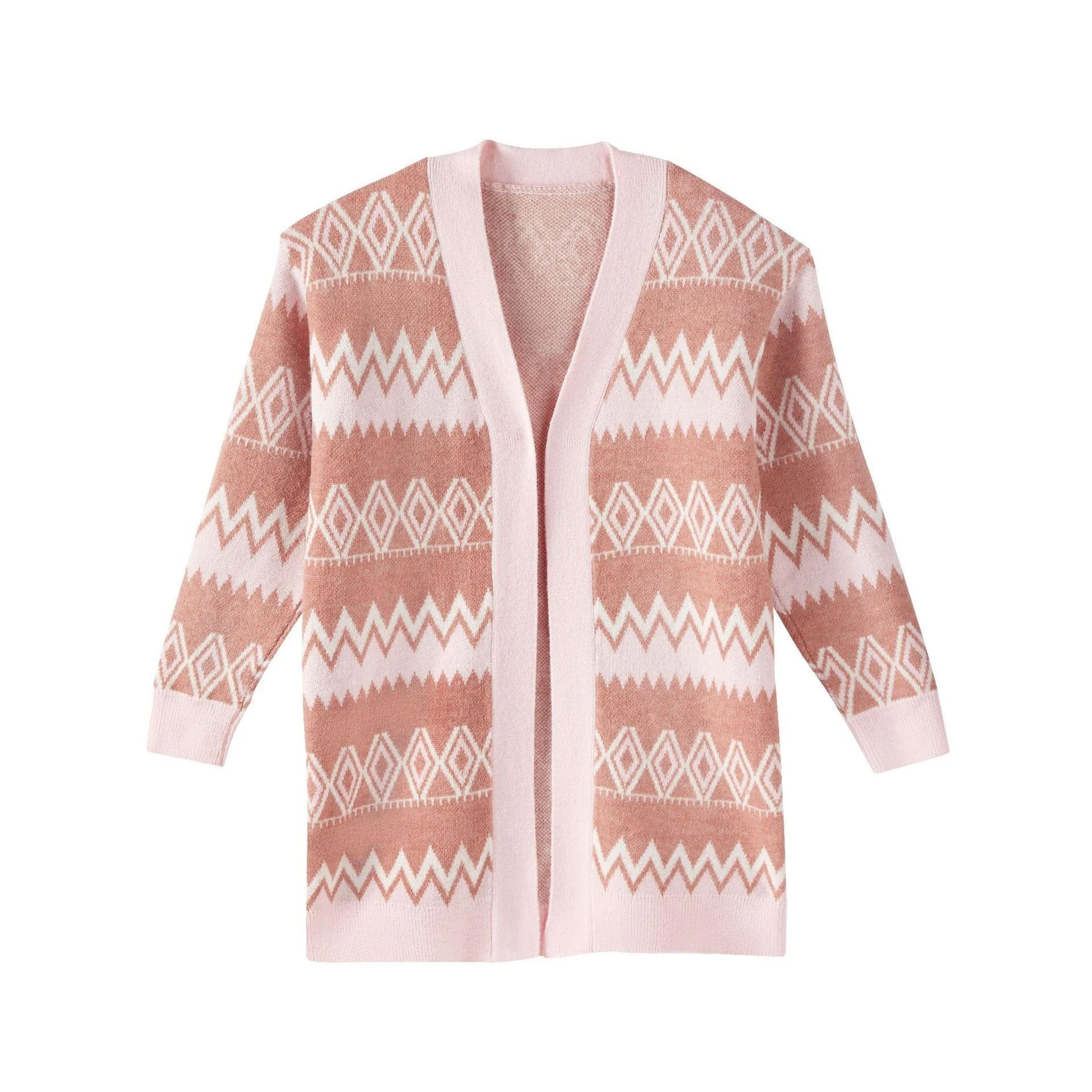 Claire Geometric Print Cardigan - Glova