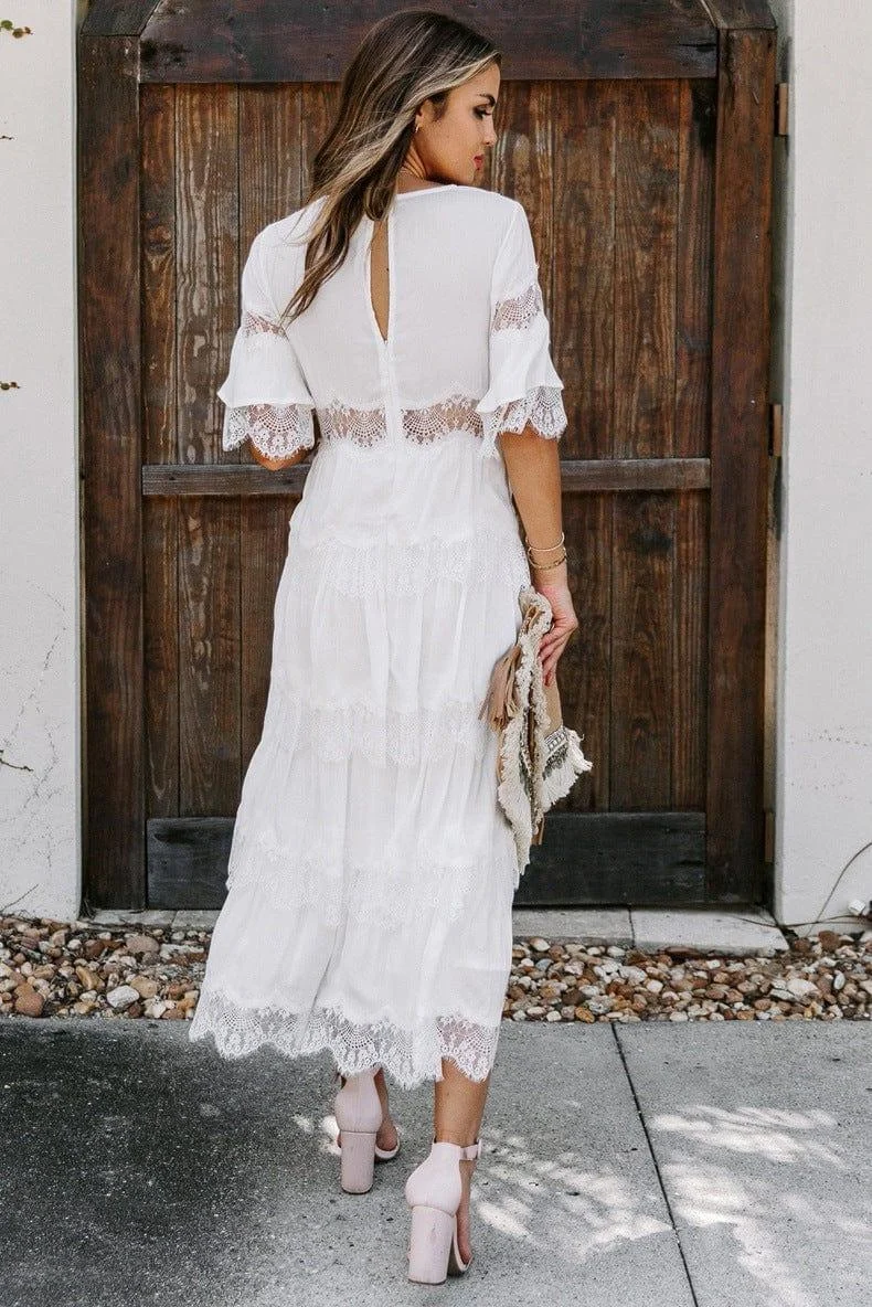 Clarice Boho Maxi Dress - Glova