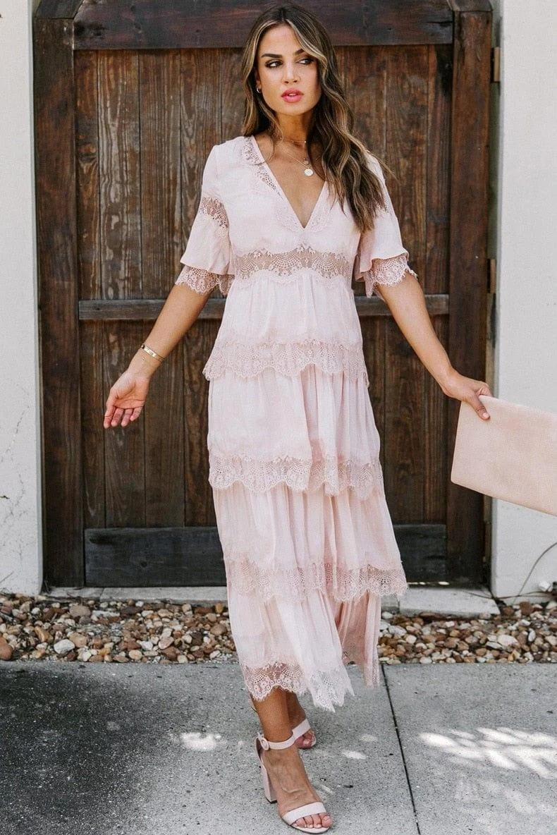 Clarice Boho Maxi Dress - Glova