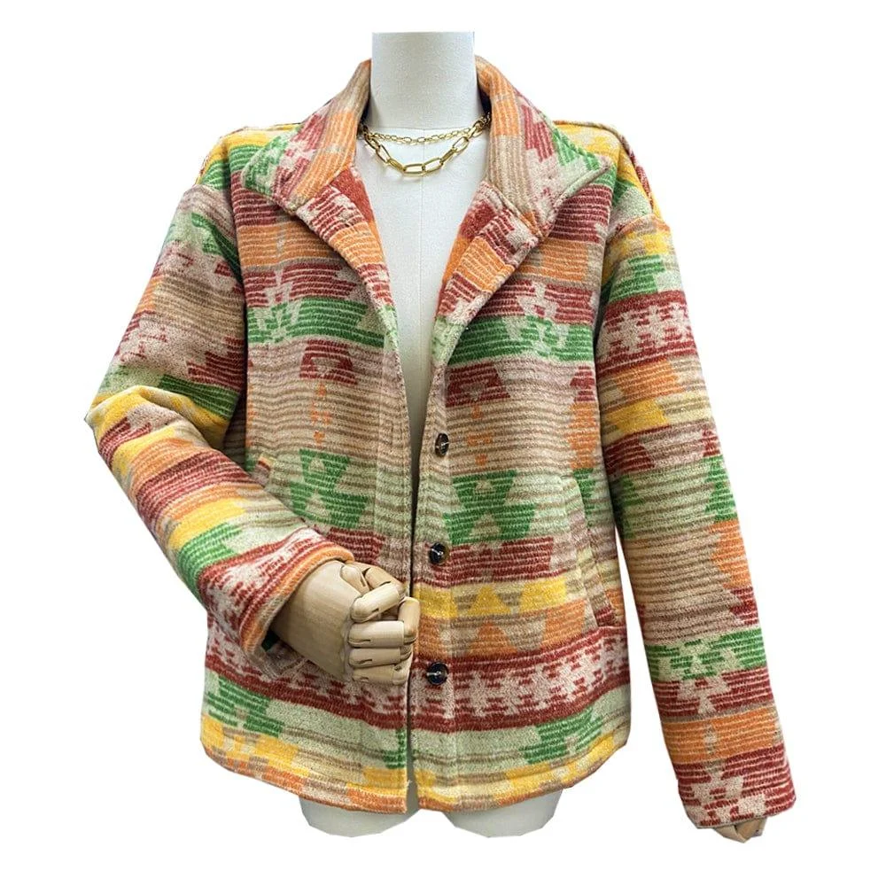 Claudine Aztec Boho Jacket - Glova