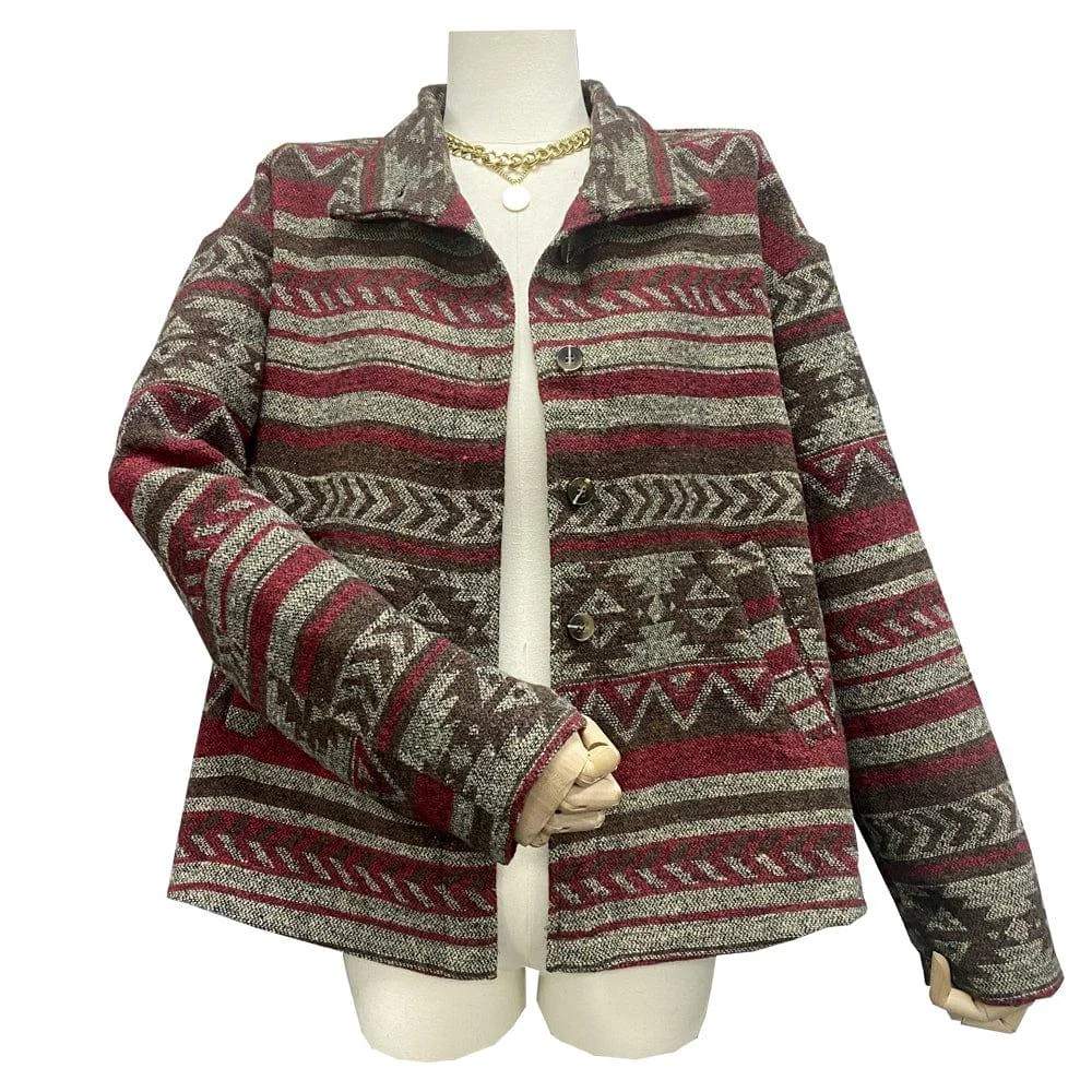 Claudine Aztec Boho Jacket - Glova