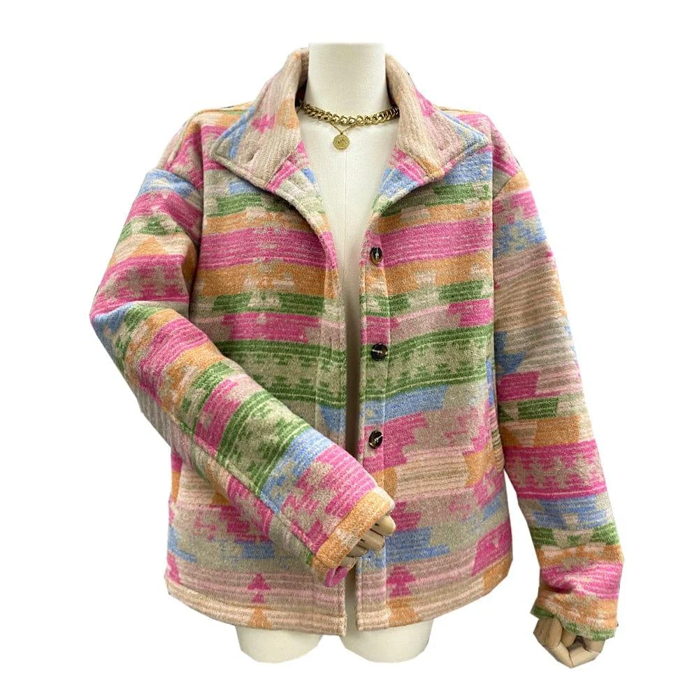 Claudine Aztec Boho Jacket - Glova