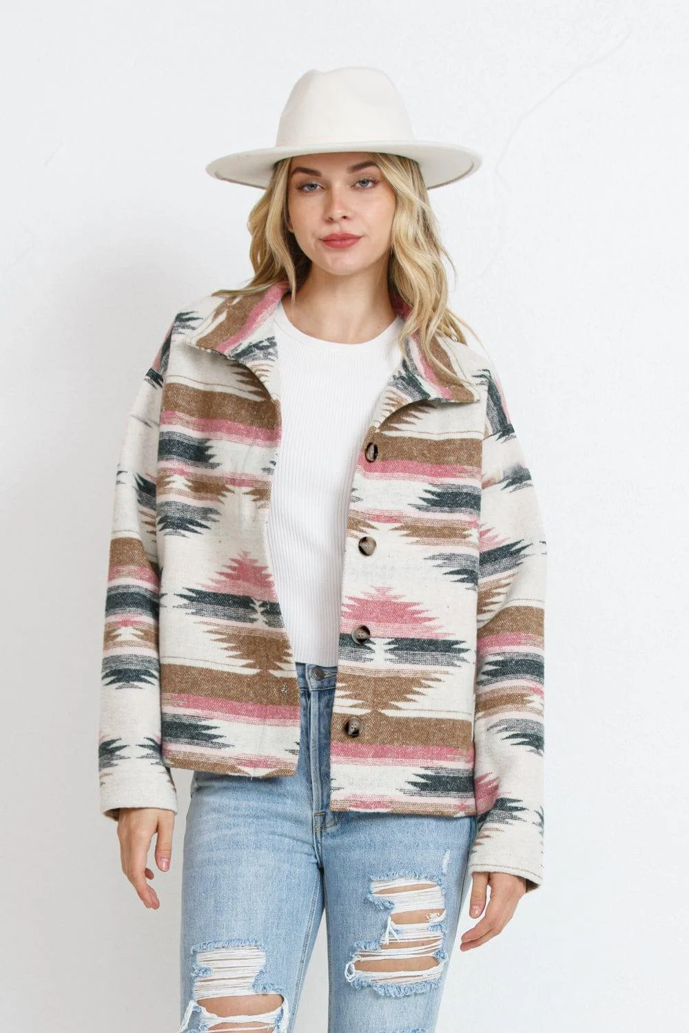 Claudine Aztec Boho Jacket - Glova