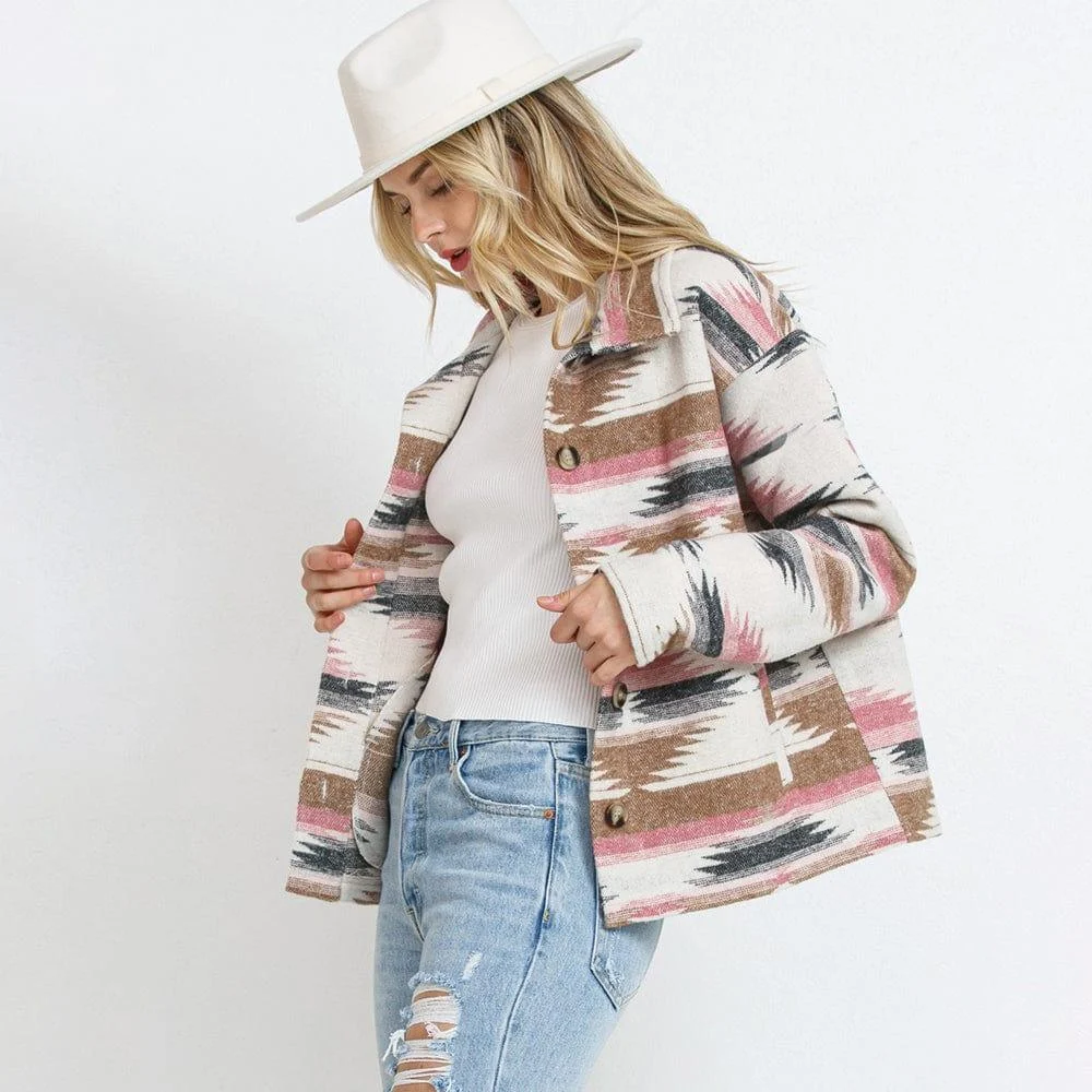 Claudine Aztec Boho Jacket - Glova