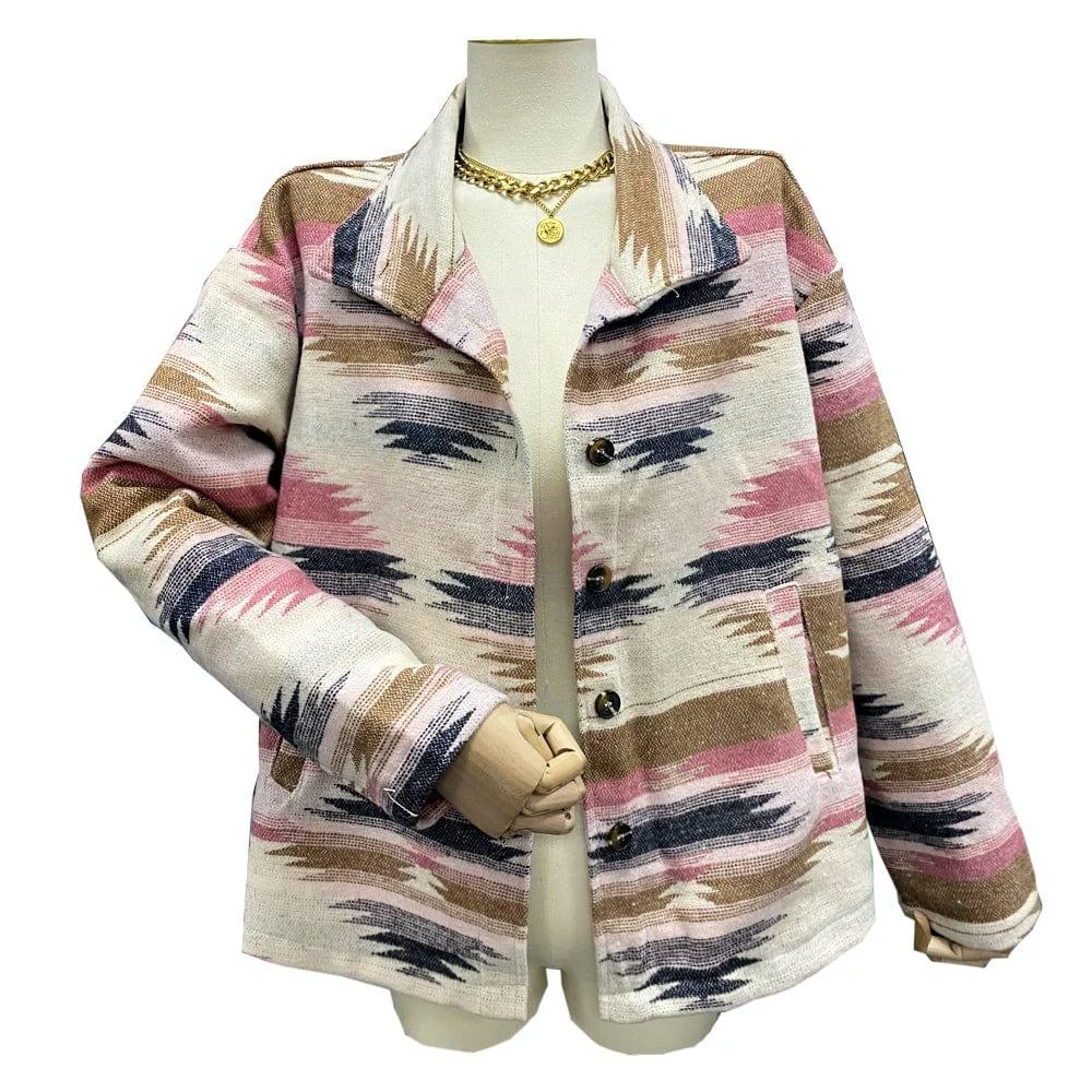 Claudine Aztec Boho Jacket - Glova