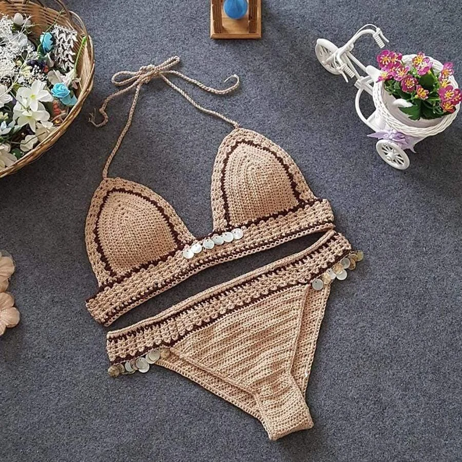 Clementine Knitted Bikini Set - Glova