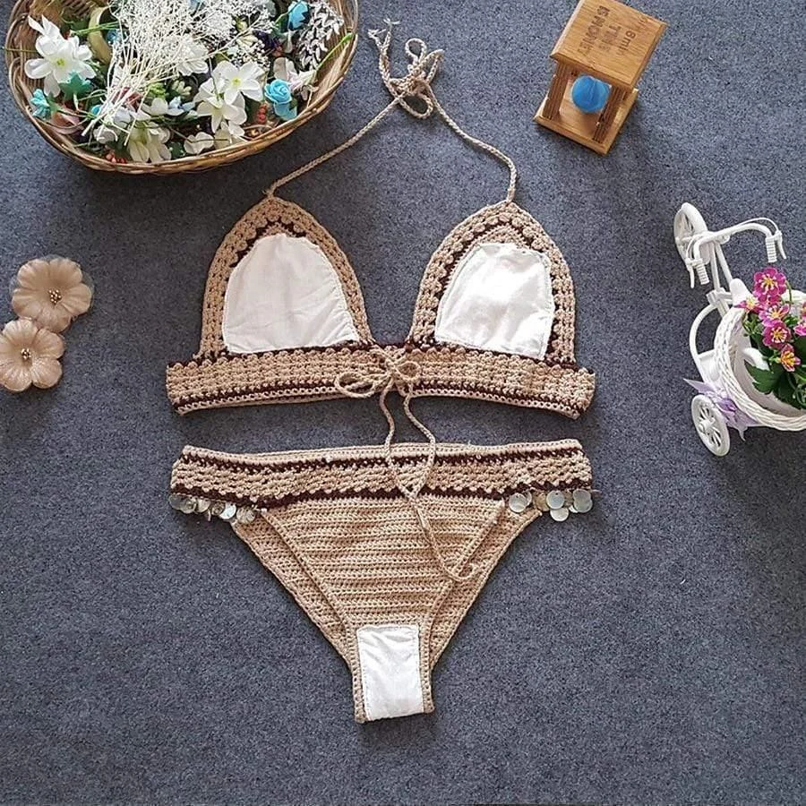 Clementine Knitted Bikini Set - Glova