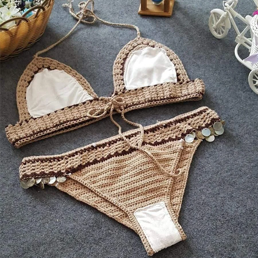 Clementine Knitted Bikini Set - Glova