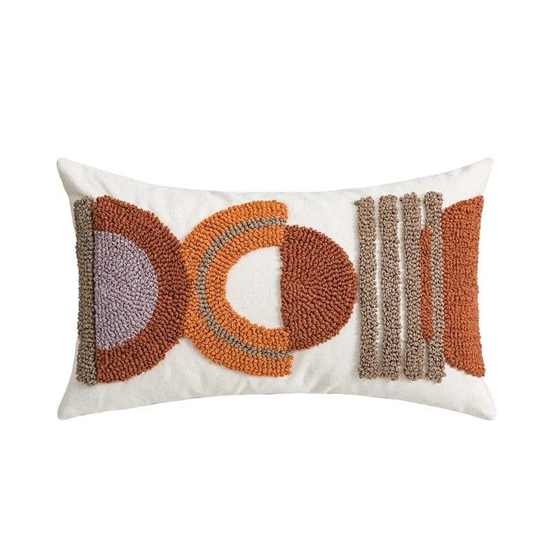 Coffee Boho Tufted Pillow Cover - Glova