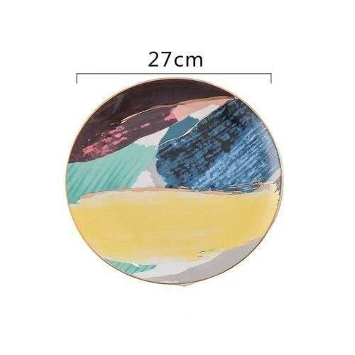 Colored Clouds Plates - Glova