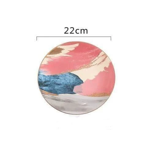 Colored Clouds Plates - Glova