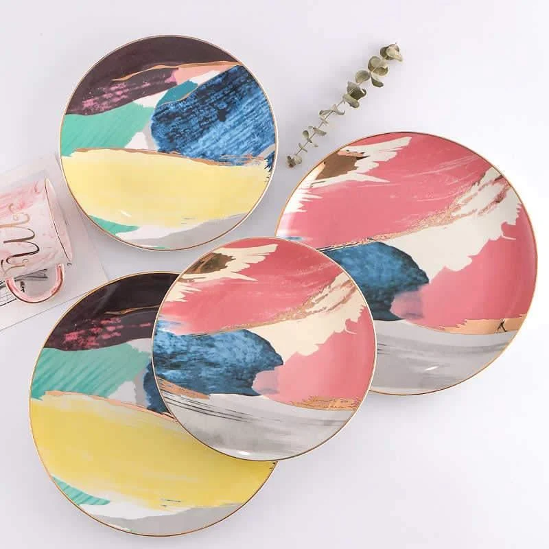 Colored Clouds Plates - Glova