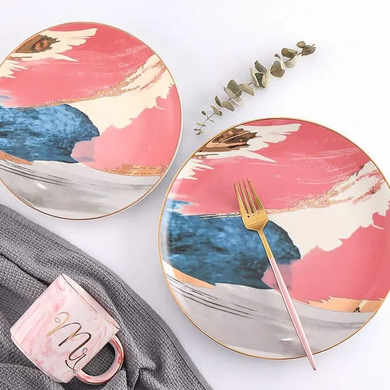 Colored Clouds Plates - Glova