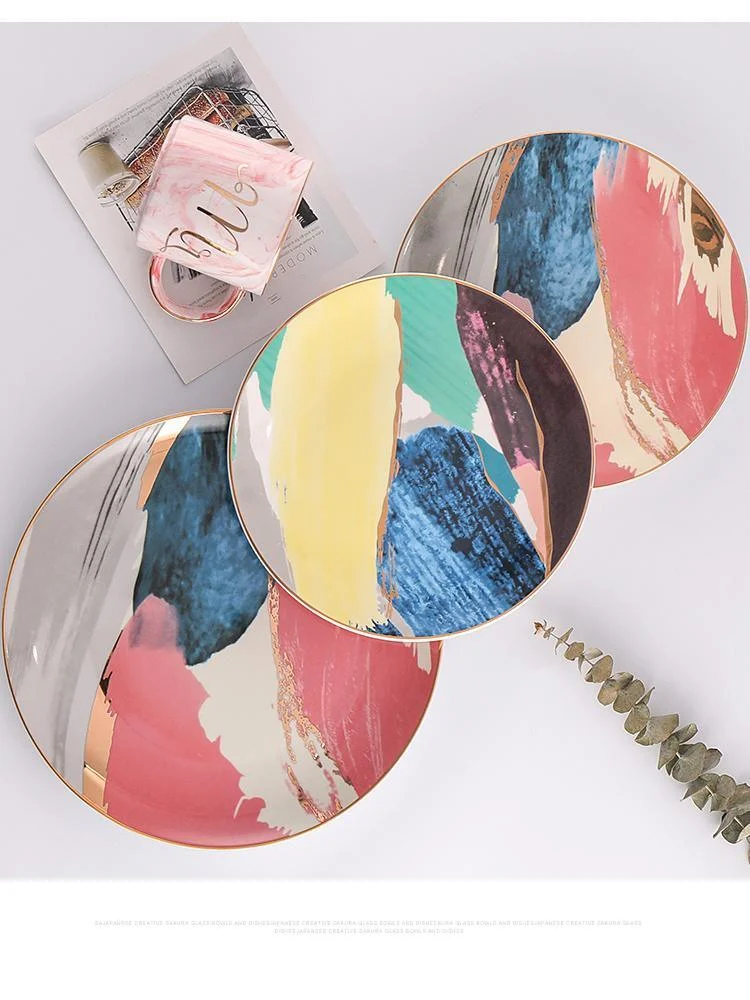 Colored Clouds Plates - Glova