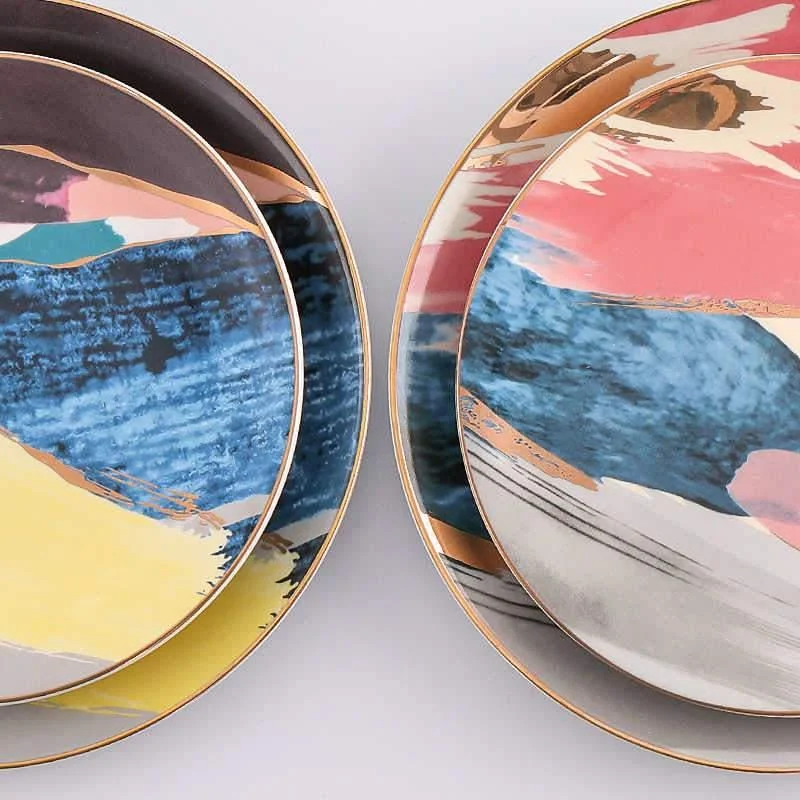 Colored Clouds Plates - Glova