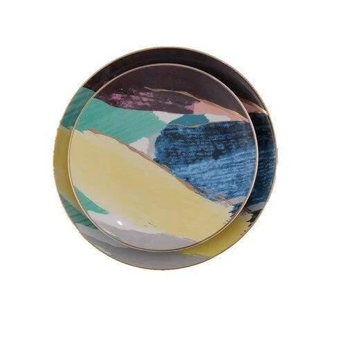 Colored Clouds Plates - Glova