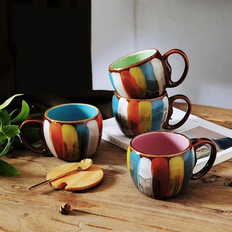 Colorful Hand Painted Mug - Glova