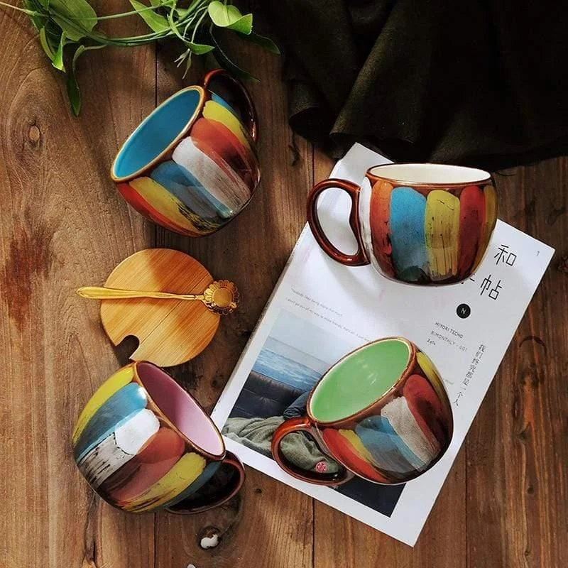 Colorful Hand Painted Mug - Glova