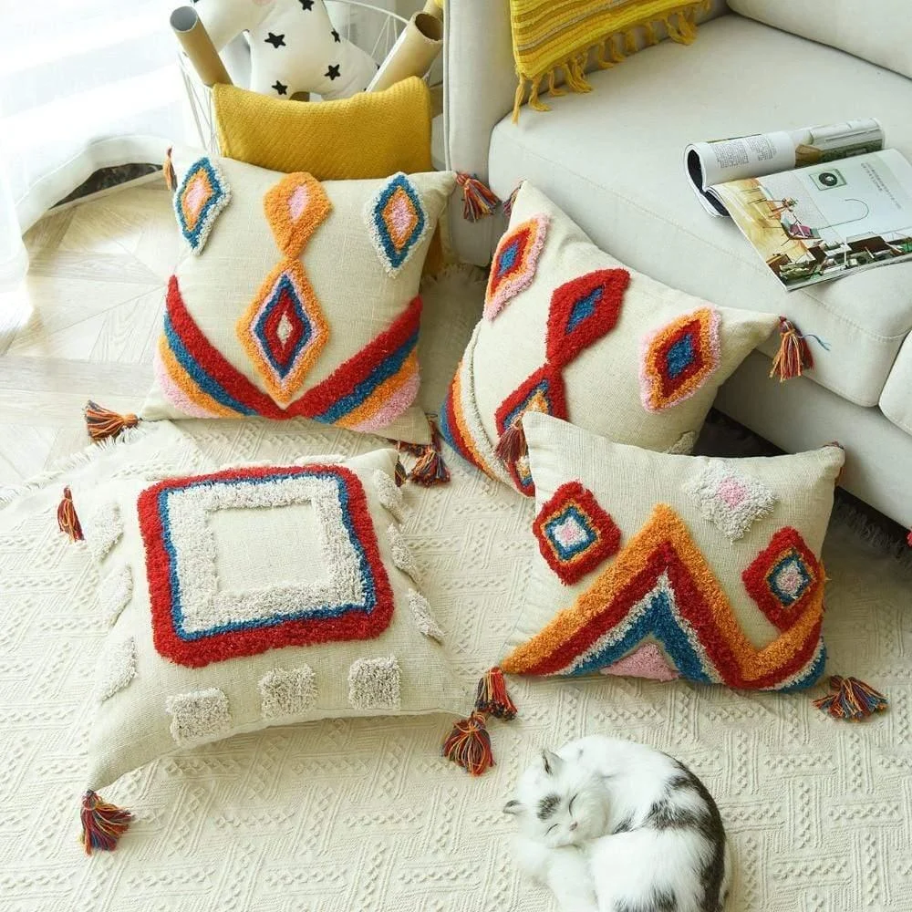 Colorful Moroccan Styled Cushion Covers - Glova