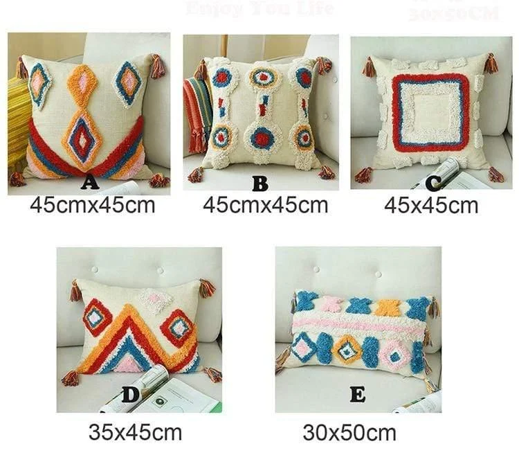 Colorful Moroccan Styled Cushion Covers - Glova