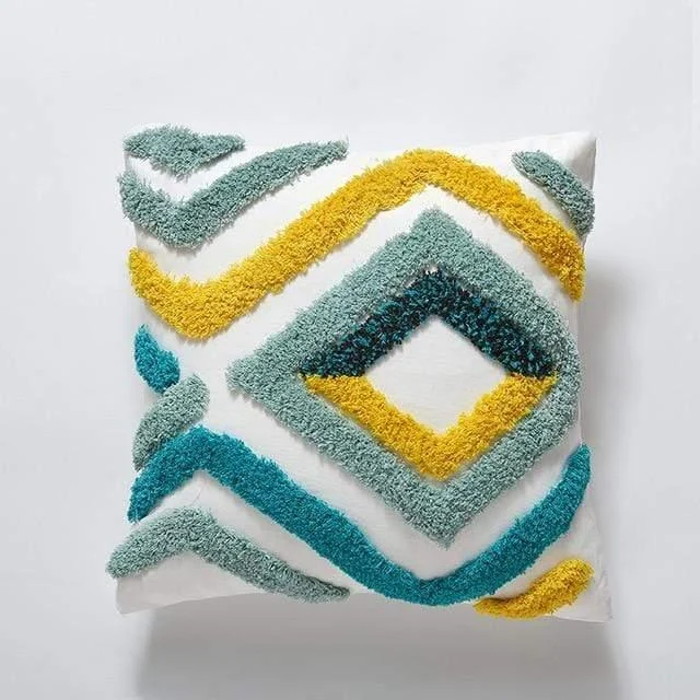 Colorful Tufted Pillow Covers - Glova