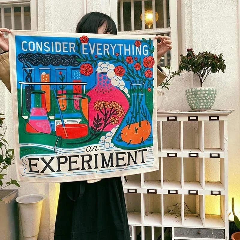 Consider Everything an Experiment Tapestry - Glova