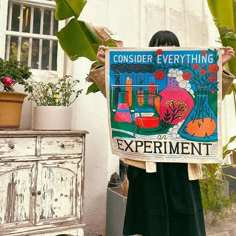 Consider Everything an Experiment Tapestry - Glova