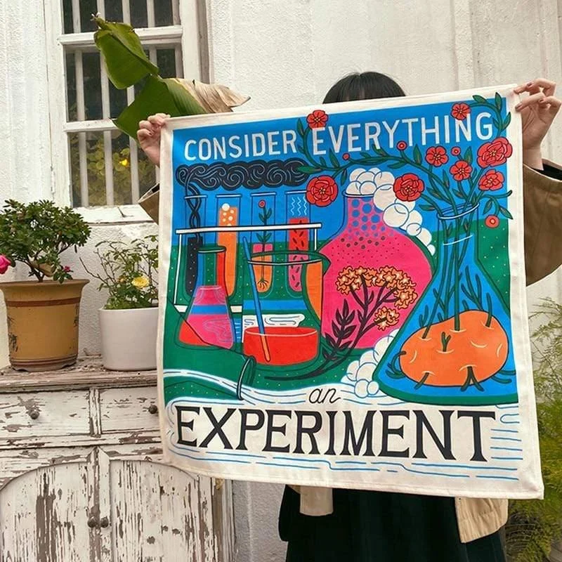 Consider Everything an Experiment Tapestry - Glova