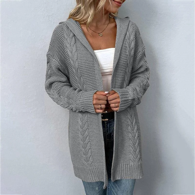 Corisande Long Knitted Cardigan - Glova