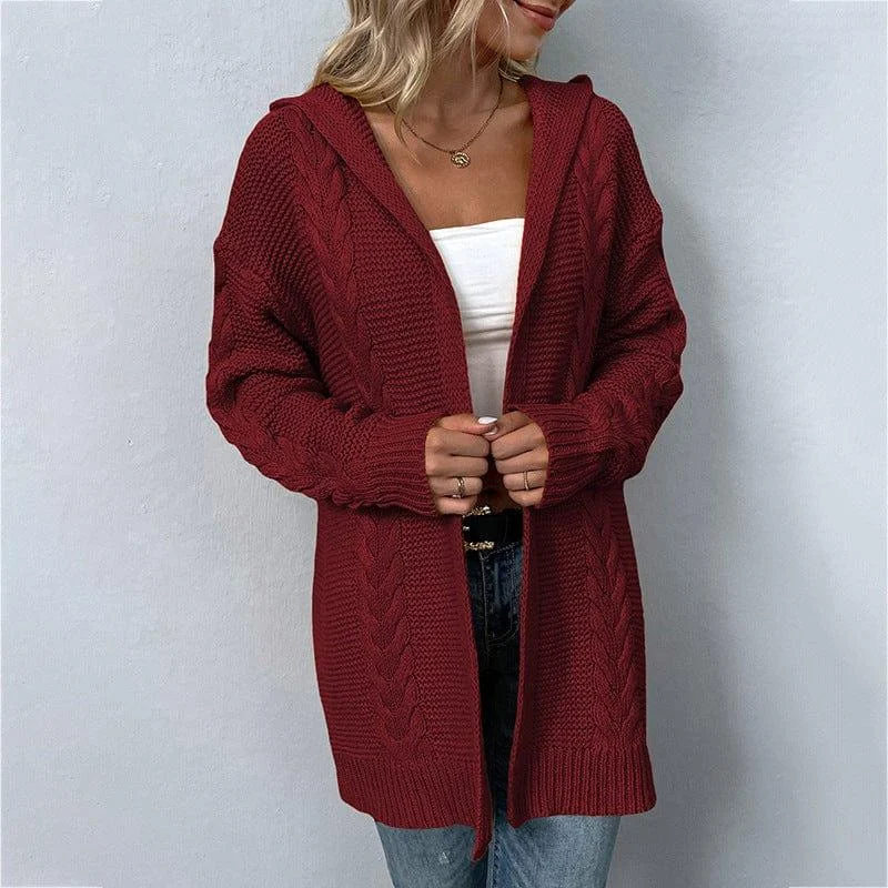 Corisande Long Knitted Cardigan - Glova