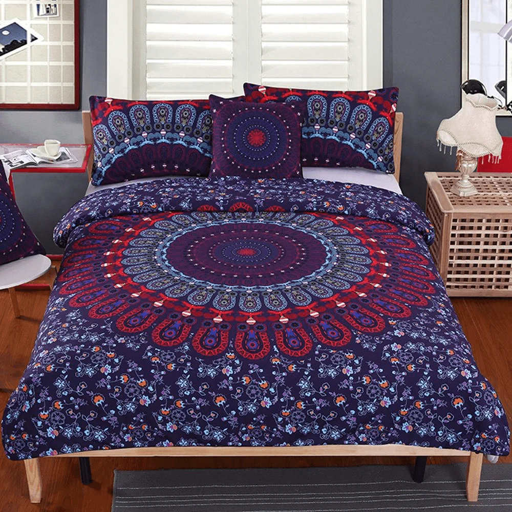 Cosmic Spirit Mandala Bedding Set 4pcs - Glova