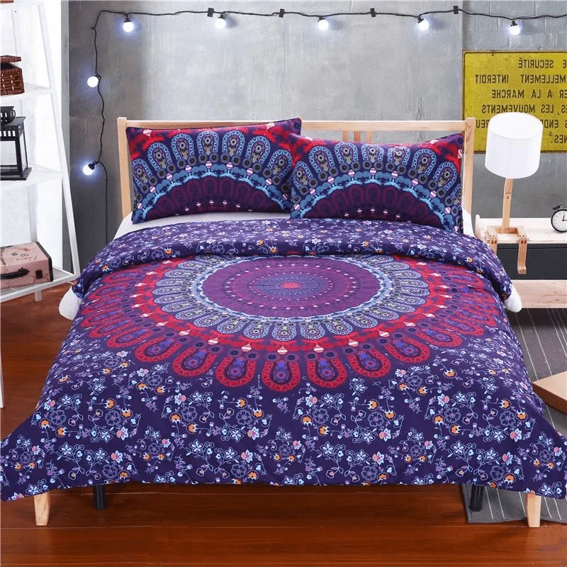 Cosmic Spirit Mandala Bedding Set 4pcs - Glova