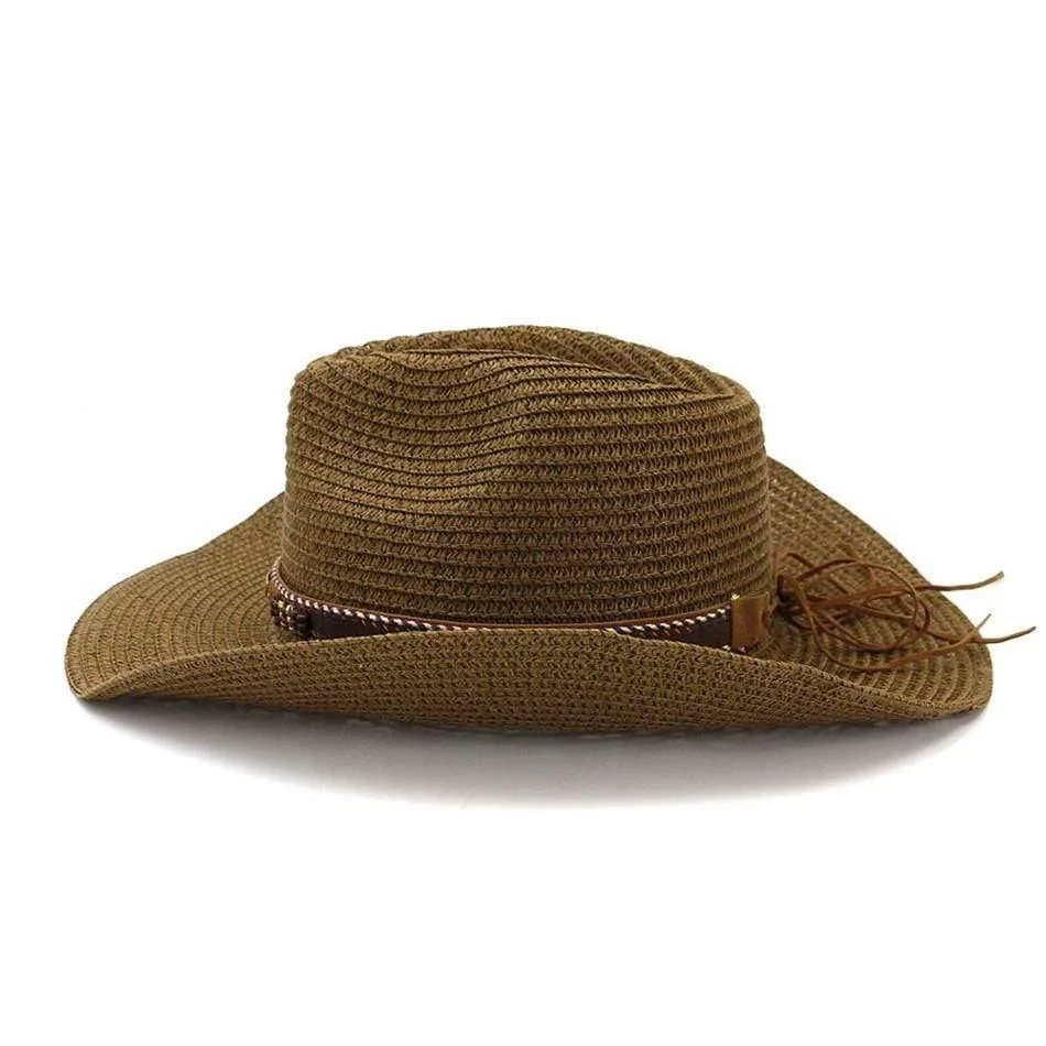 Cowgirl Straw Wide Brim Hat - Glova