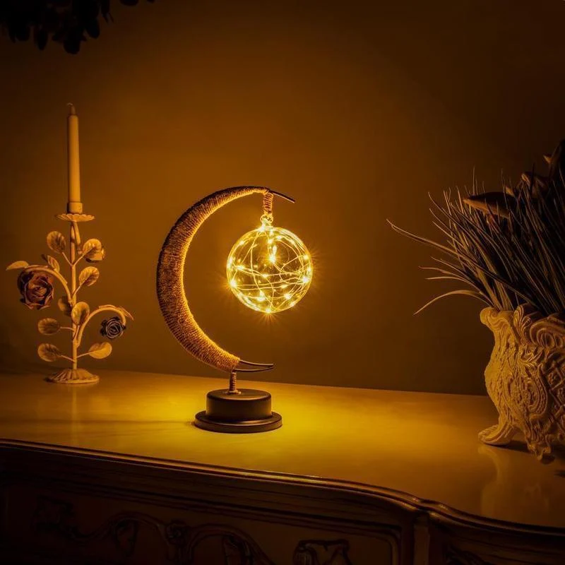 Crescent Moon Desk Lamp - Glova