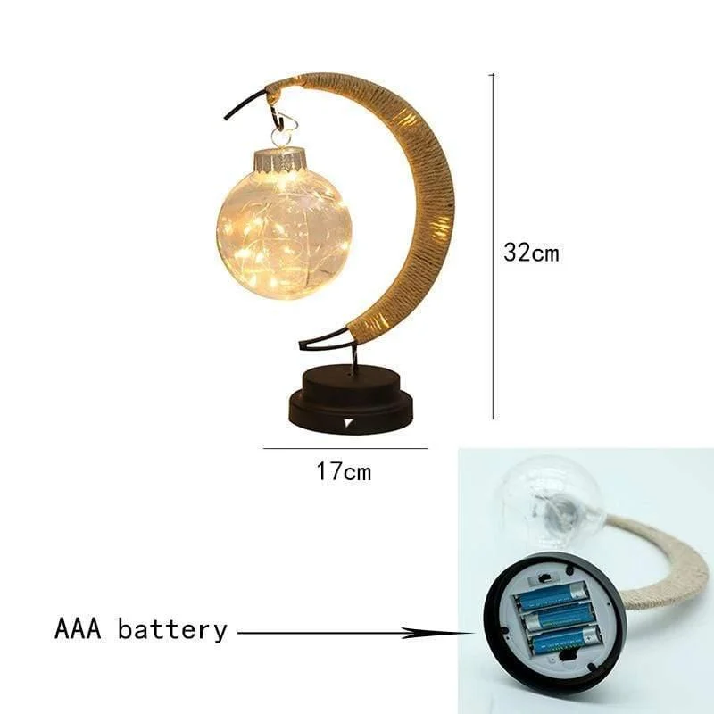 Crescent Moon Desk Lamp - Glova