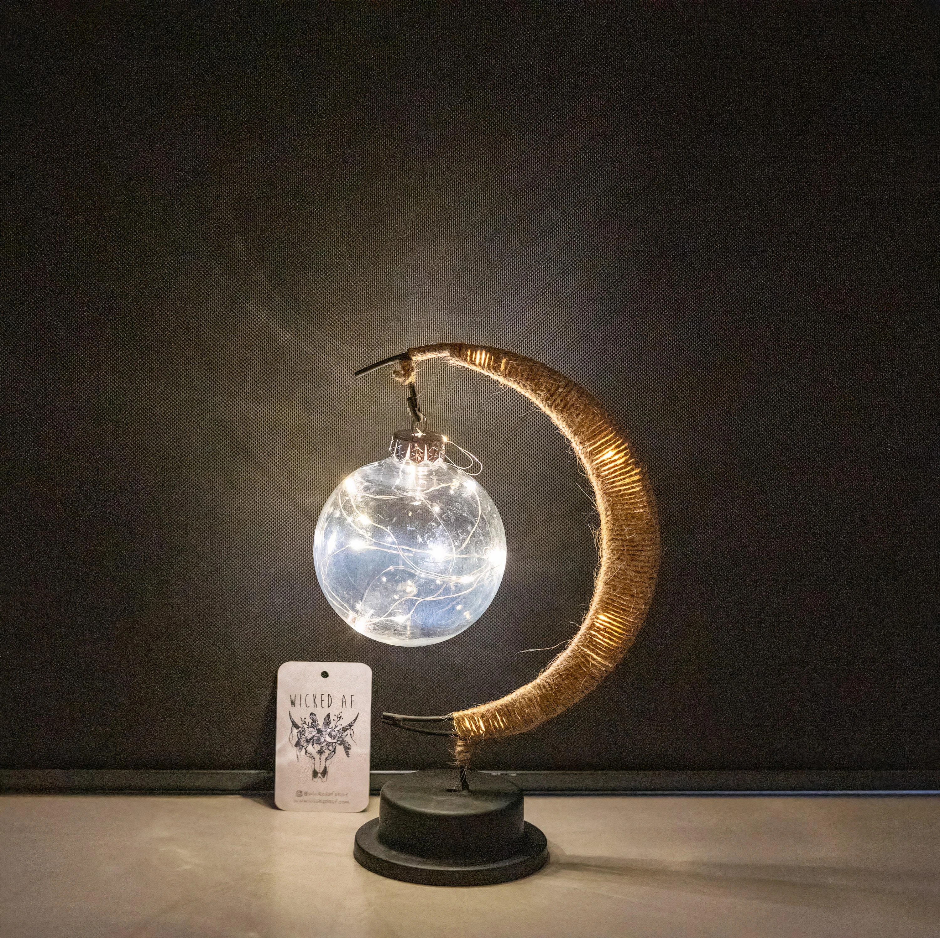 Crescent Moon Desk Lamp - Glova