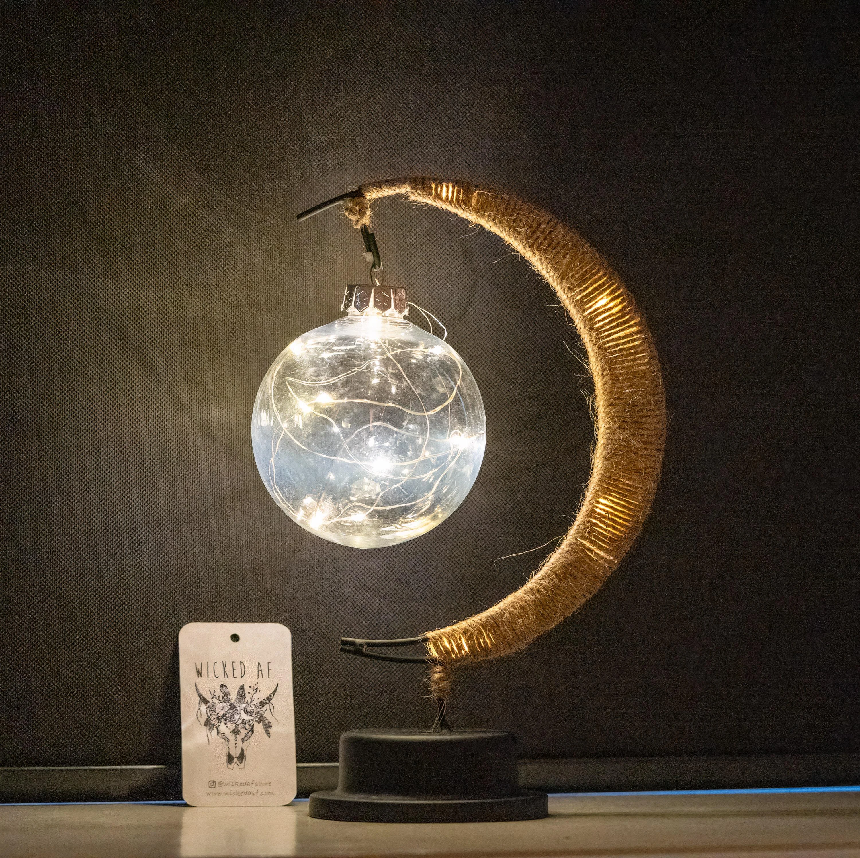 Crescent Moon Desk Lamp - Glova