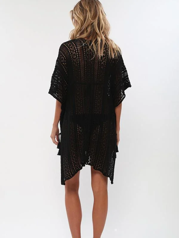 Crochet Beach Cover Up Dress - Glova