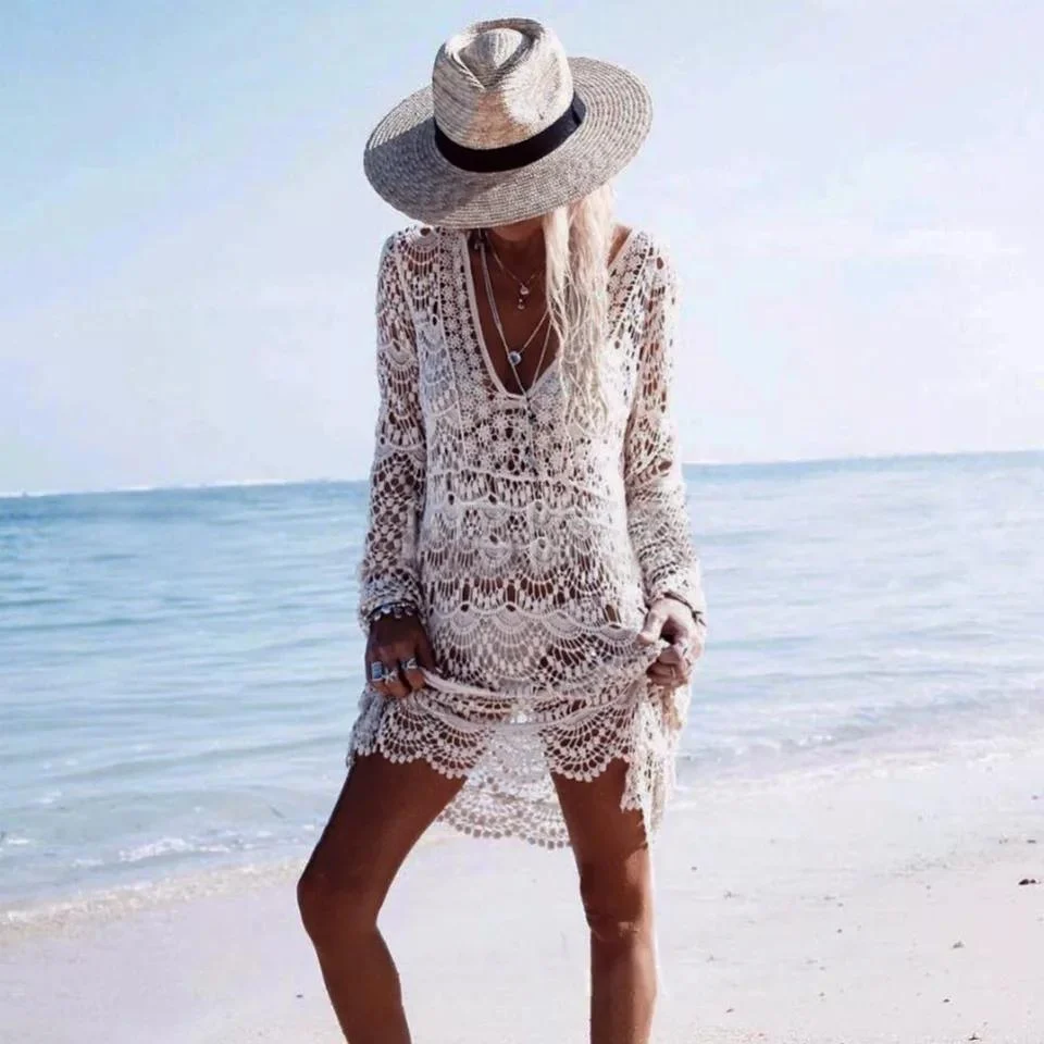 Crochet Cover Up Dress - Glova