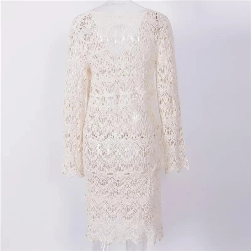 Crochet Cover Up Dress - Glova