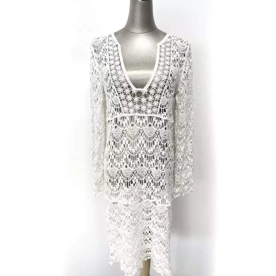 Crochet Cover Up Dress - Glova