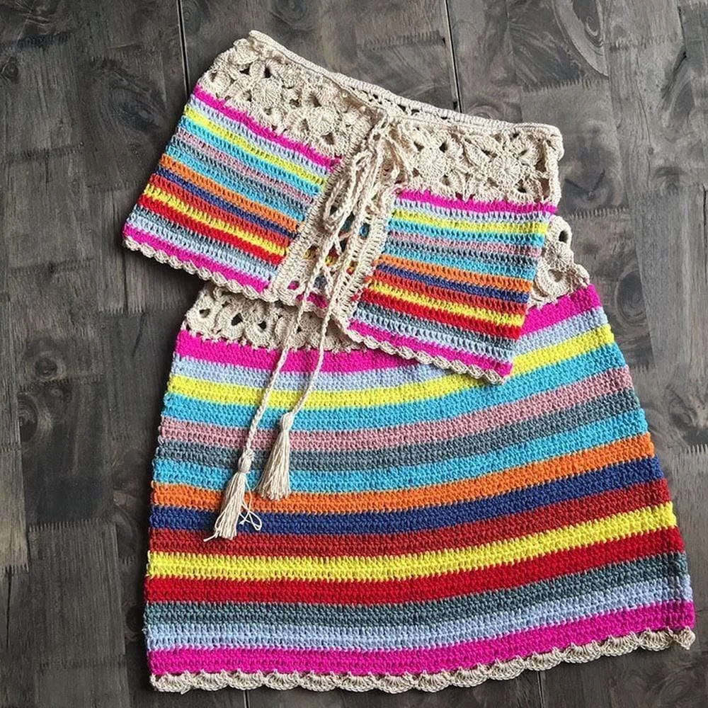 Crochet Rainbow Set - Glova