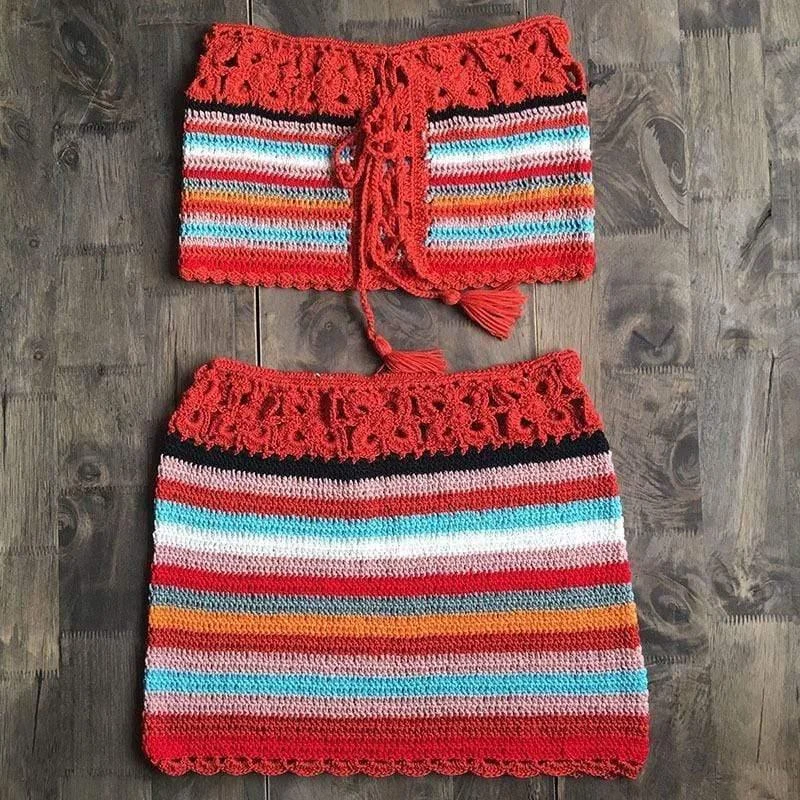 Crochet Rainbow Set - Glova