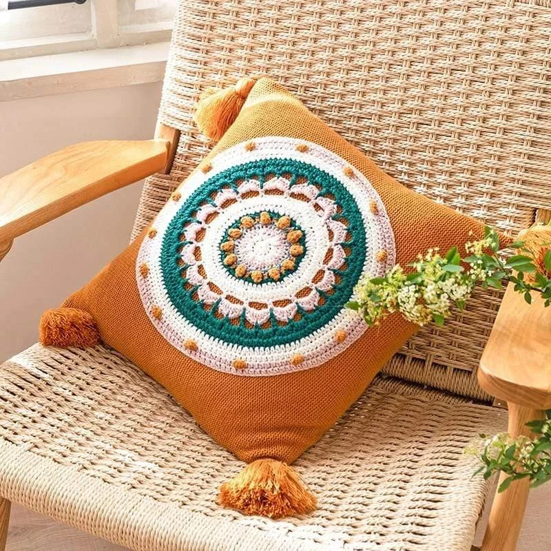 Crochet Sunflower Cushion Covers - Glova