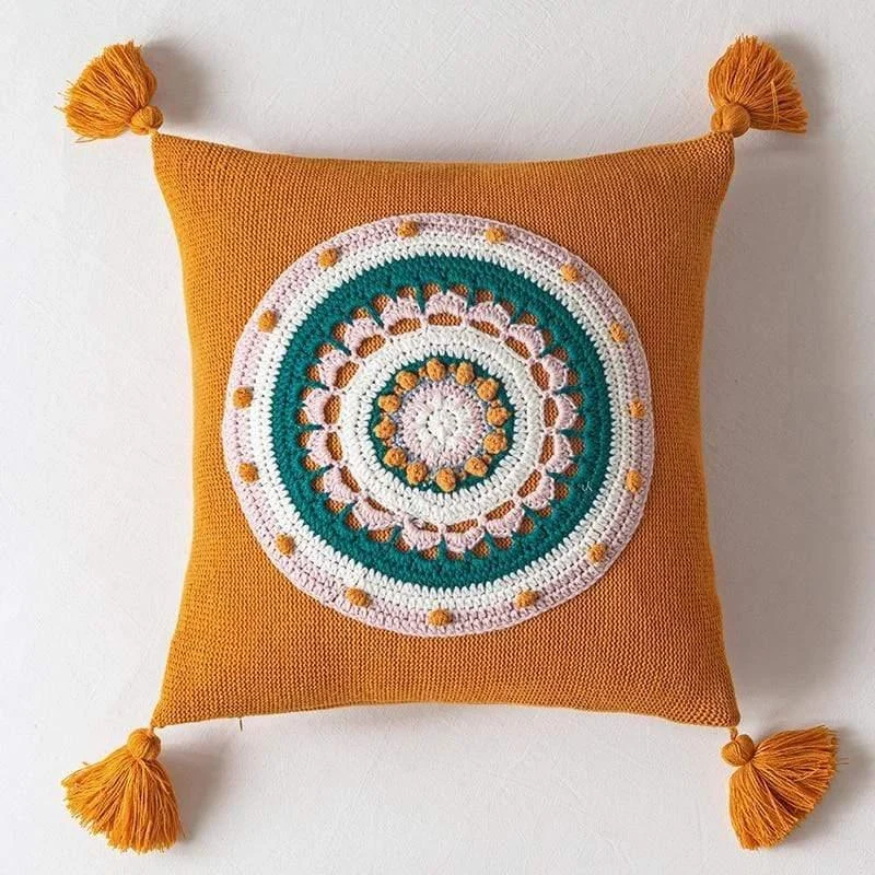 Crochet Sunflower Cushion Covers - Glova