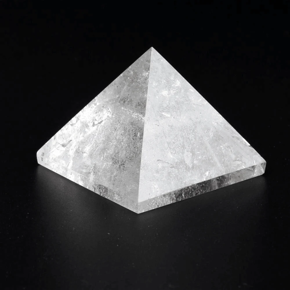 Crystal Carved Pyramid - Glova