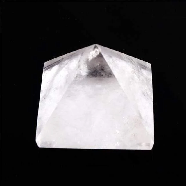 Crystal Carved Pyramid - Glova