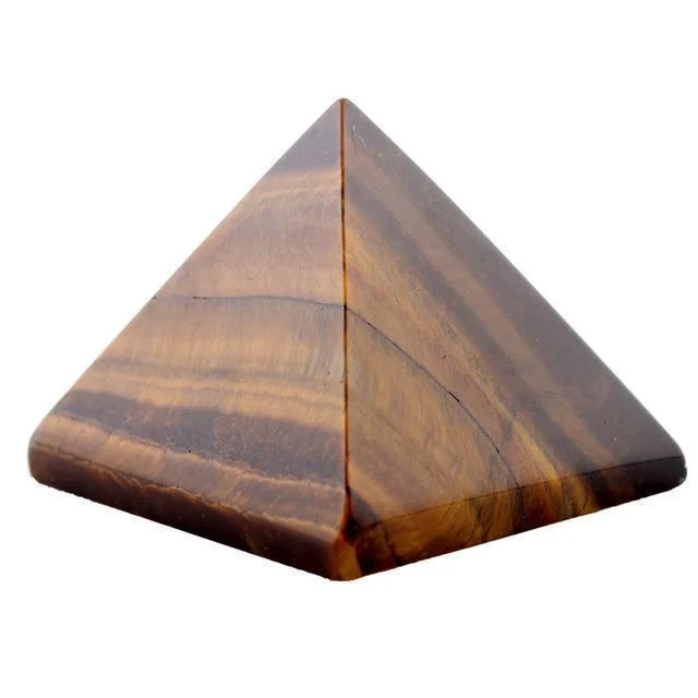 Crystal Carved Pyramid - Glova