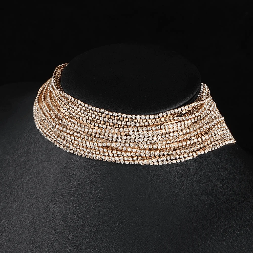 Crystal Choker Necklace - Glova